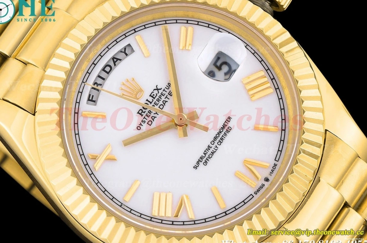 YG Daydate Rmn GDF YG MY8215 White 40MM 0305